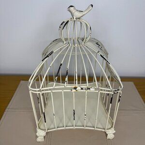 Vintage Style Bird Cage Shabby Chic French Country Spring Summer Wedding Diorama